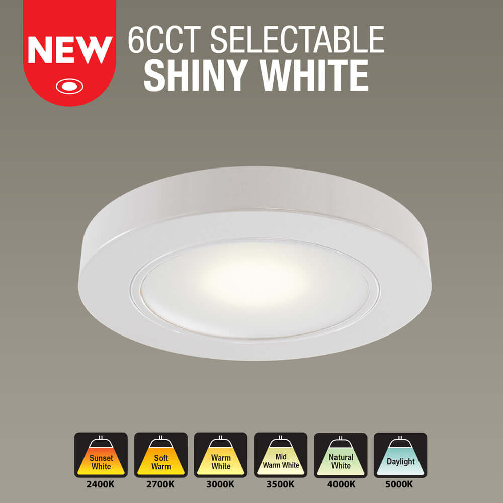 VBUN-2R25-1224V-6CCT-White Cabinet Light 12-24V 2.7W 6CCT