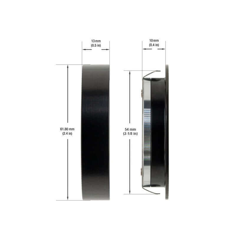 VBUN-2R25-1224V-6CCT-Black Cabinet Light 12-24V 2.7W 6CCT