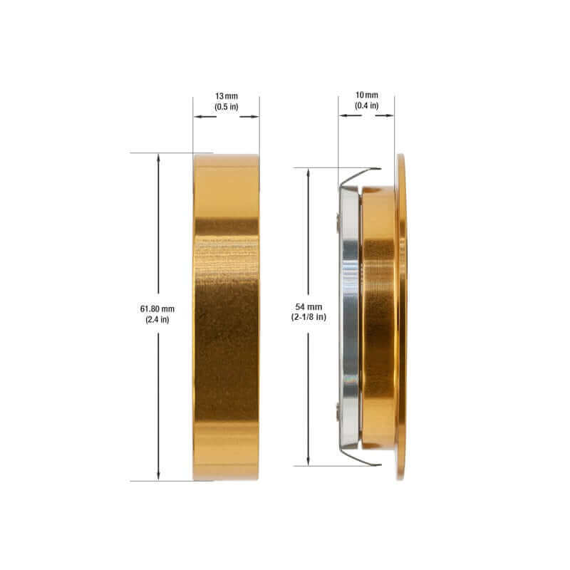 VBUN-2R25-1224V-6CCT-Gold Cabinet Light 12-24V 2.7W 6CCT