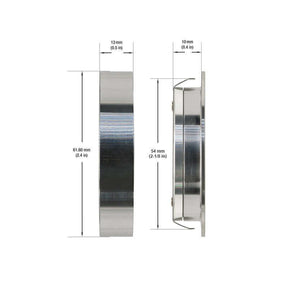 VBUN-2R25-1224V-6CCT-Chrome Cabinet Light 12-24V 2.7W 6CCT