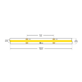 VBDFS-LCOB480W3-3000-24S 580Lm/m(177Lm/ft) 8W/m(2.5W/ft) CCT(3K)