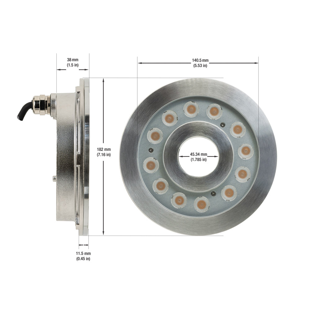VBD-SUBF-24-24V-3K Submersible Spotlight (Underwater) 3000K