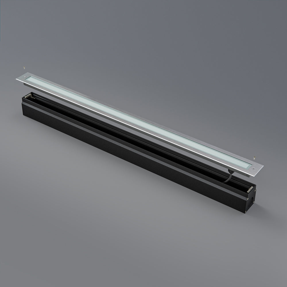VBD-I-LIN-4F-30-24V-3K 40-inch Outdoor Linear Recessed LED Inground Light