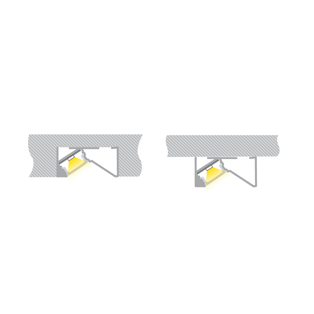 VBD-CH-K2 45-degree LED Aluminum Channel