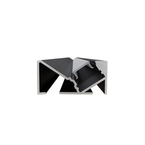 VBD-CH-K2B 45-degree Black LED Aluminum Channel