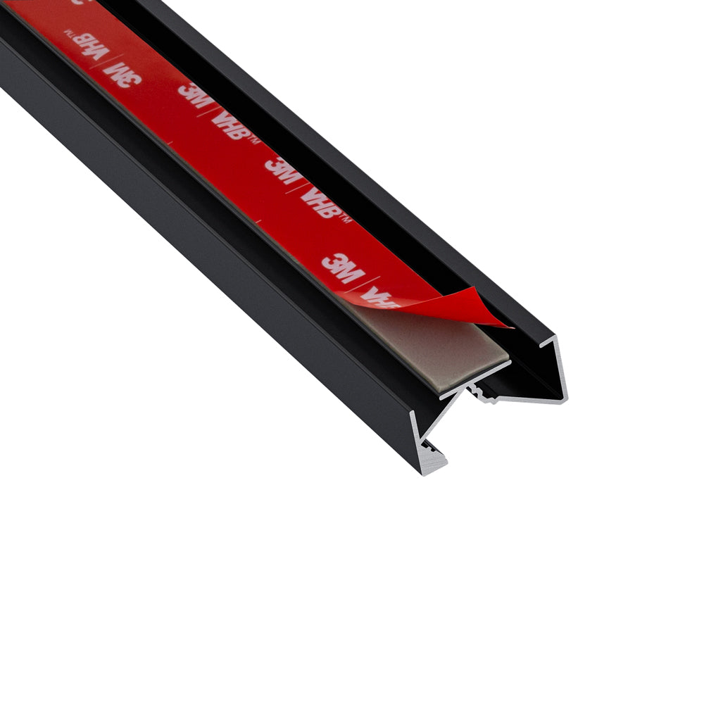 VBD-CH-K2B 45-degree Black LED Aluminum Channel