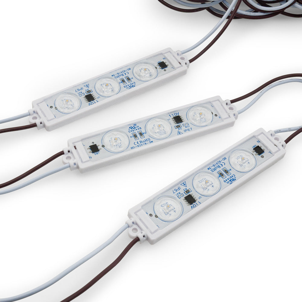 VBD-MDGL-9218-6500-3-110 Backlighting Strings, 110V 3 LEDs, 6500K (Pack of 100)