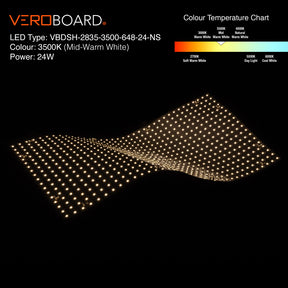 VBDSH-2835-3500-648-24-NS Flexible LED Backlighting Sheet