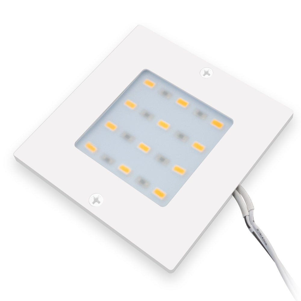 VBUN-S50-12V-WH Square Ultrathin Surface Mount Cabinet Light 12V 5W White