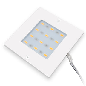 VBUN-S50-12V-WH Square Ultrathin Surface Mount Cabinet Light 12V 5W White