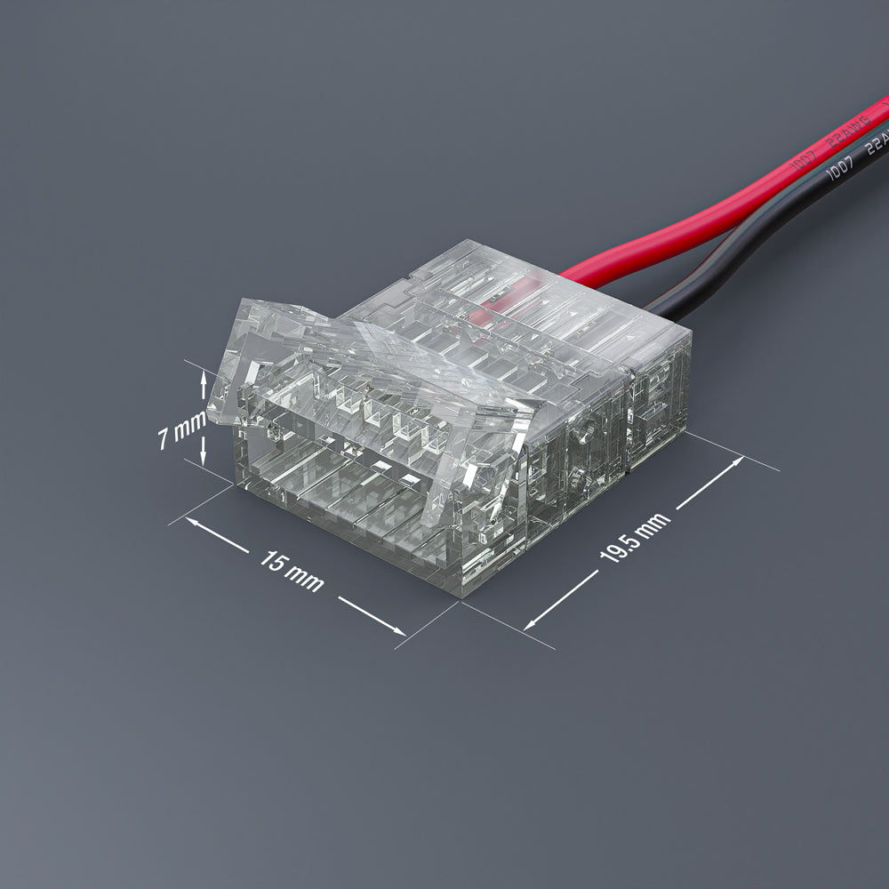 VBD-CLP-12MM-1S1W LED Strip to Wire Connector