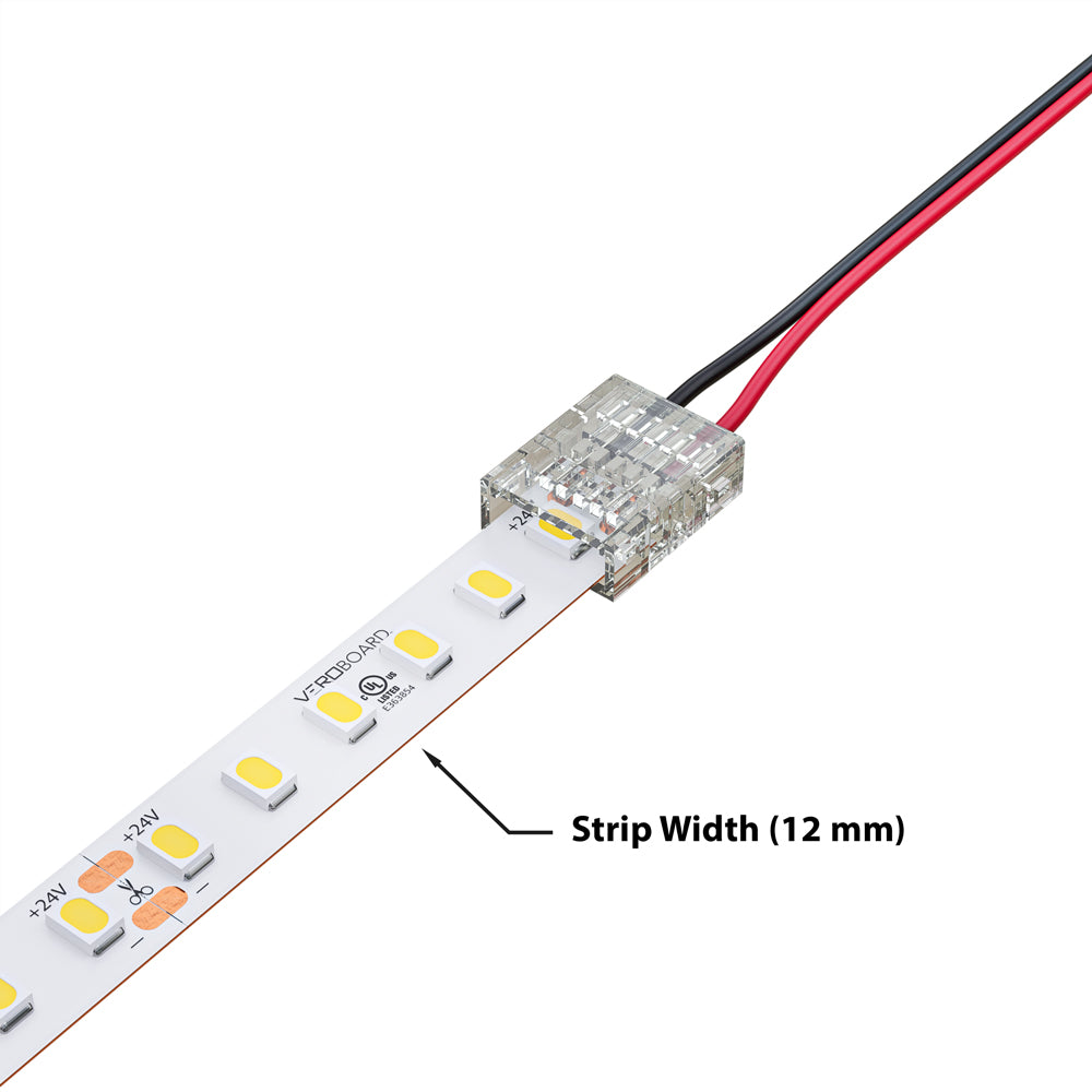 VBD-CLP-12MM-1S1W LED Strip to Wire Connector