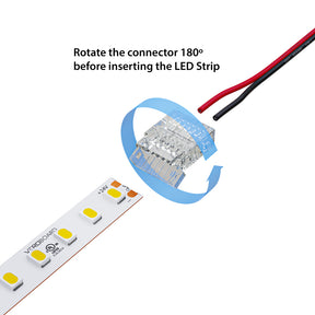 VBD-CLP-12MM-1S1W LED Strip to Wire Connector