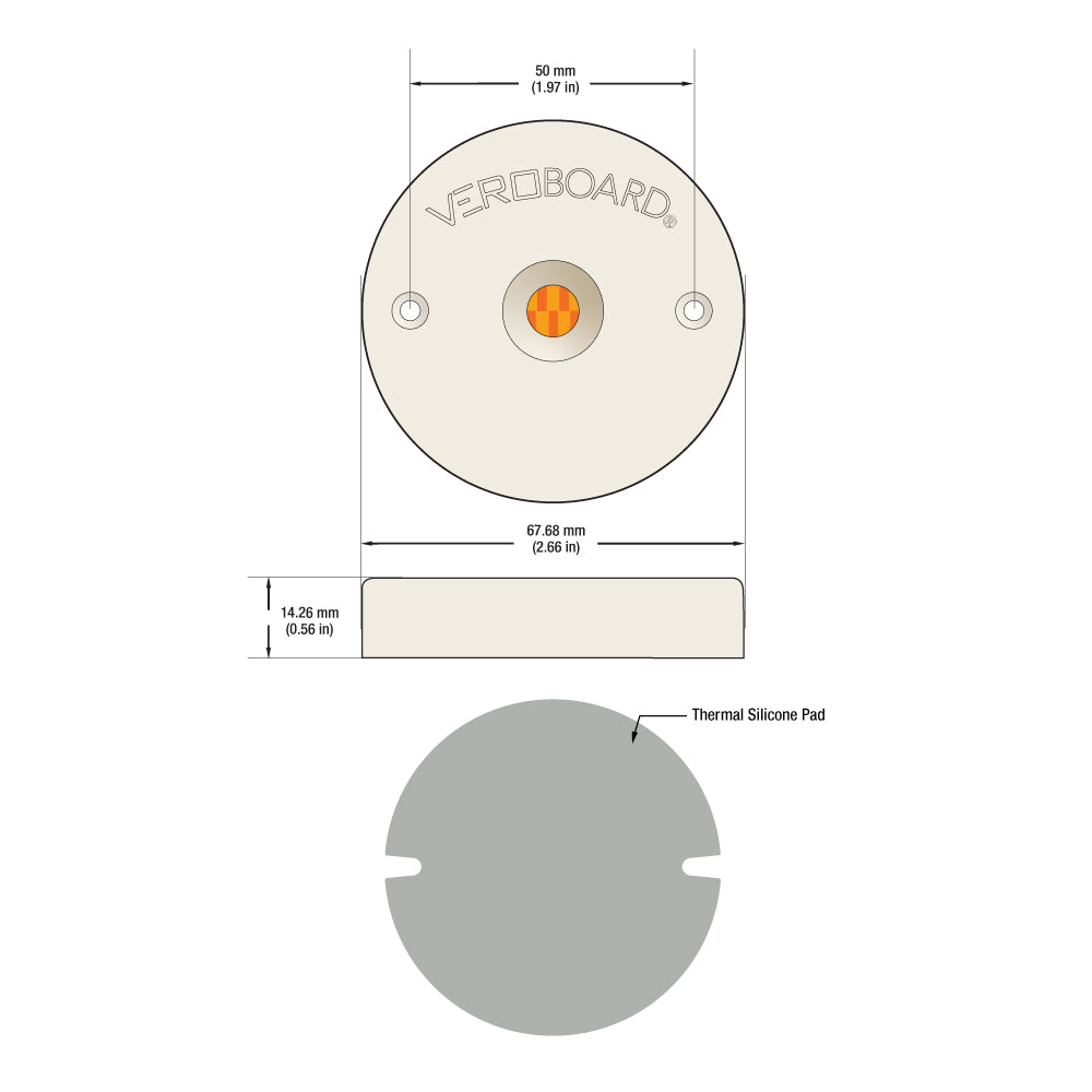 VBDMDL-6652 120V AC Dimmable COB LED Light Engine, 12W/14W/16W/18W, 2700K/3000K/4000K