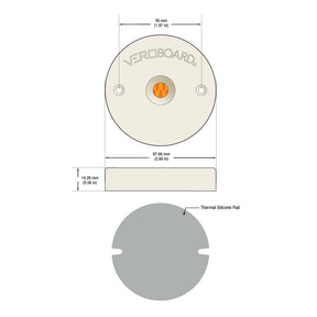 VBDMDL-6652 120V AC Dimmable COB LED Light Engine, 12W/14W/16W/18W, 2700K/3000K/4000K