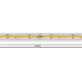 VBDFS-LCOB480W3-3000-24-WP Waterproof COB LED Strip, 580Lm/m (177Lm/ft) 8W/m(2.5W/ft) CCT(3K)