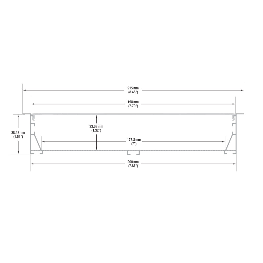 VBD-CH-RFW7 LED Aluminum Channel