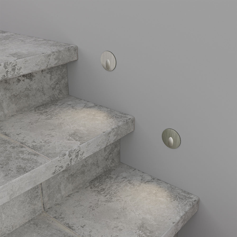 VBD-RD25-1W-3K-BN Round LED Step Lights