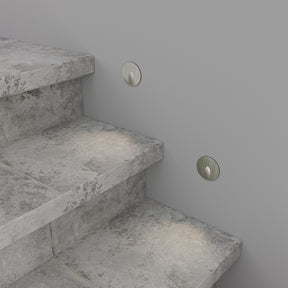 VBD-RD25-1W-3K-BN Round LED Step Lights