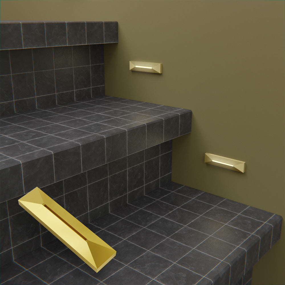 VBD-COB-24V-100L-xxxx-STP4-Gold 4 inch Step Light 24V 0.6W CCT(2.7K, 3K, 3.5K, 4K, 5K)