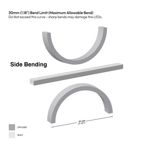 VBD-N0606-3000-SF-W Flexible Neon White LED Strip (5 Meter Roll/ 16.4ft)