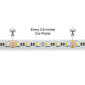 VBDFS-A5050-RGB27K-84-24-NS-10 LED strip for neon channel, 24V 4.5(w/ft) RGBW