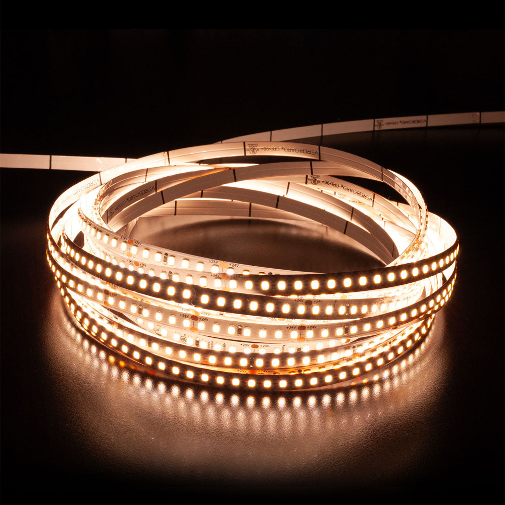 VBDFS-E2835-xxxx-168-24-NS-8 LED strip for neon channel, 24V 3.5(w/ft) CCT(2.7K, 3K, 3.5K, 4K, 5K)