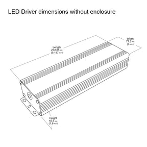 VBD-024-150DM Triac Dimmable Constant Voltage LED Driver 24V 150W