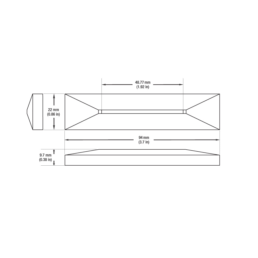 VBD-COB-24V-100L-xxxx-STP4-Gold 4 inch Step Light 24V 0.6W CCT(2.7K, 3K, 3.5K, 4K, 5K)