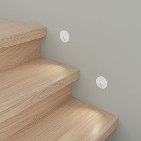 VBD-RD25-1W-3K-WH Round LED Step Lights