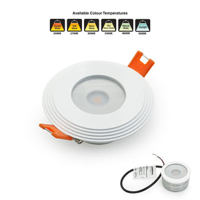 VBD-MTR-3W Low Voltage IC Rated Recessed Light Trim, Veroboard 