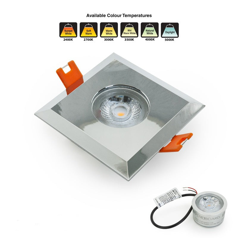 VBD-MTR-9C Low Voltage IC Rated Recessed Light Trim, Veroboard 