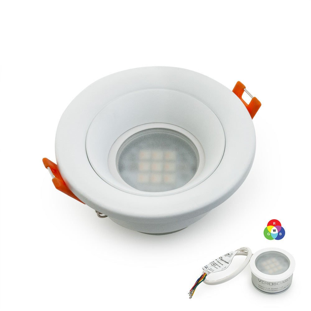 VBD-MTR-10W Low Voltage IC Rated Recessed Light Trim, Veroboard