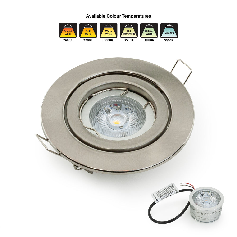 VBD-MTR-65T Low Voltage IC Rated Recessed Light Trim, Veroboard 