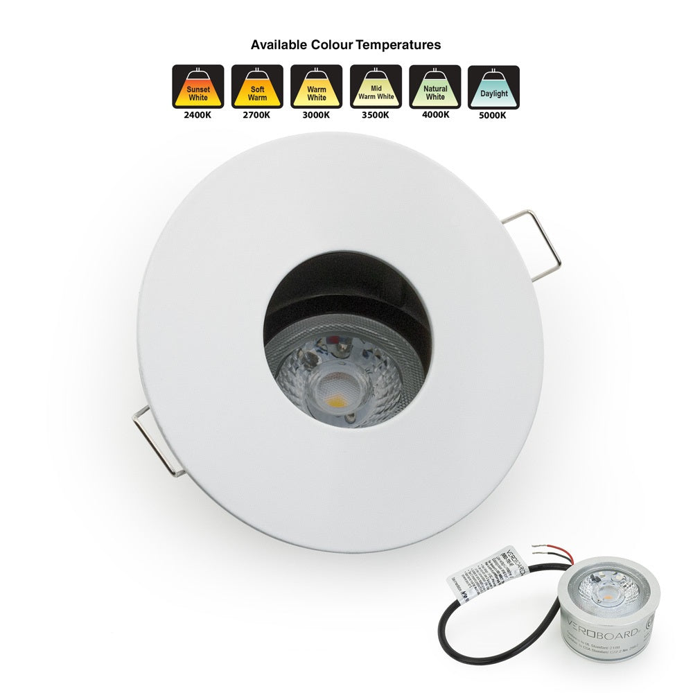 VBD-MTR-60T Low Voltage IC Rated Recessed Light Trim, Veroboard 