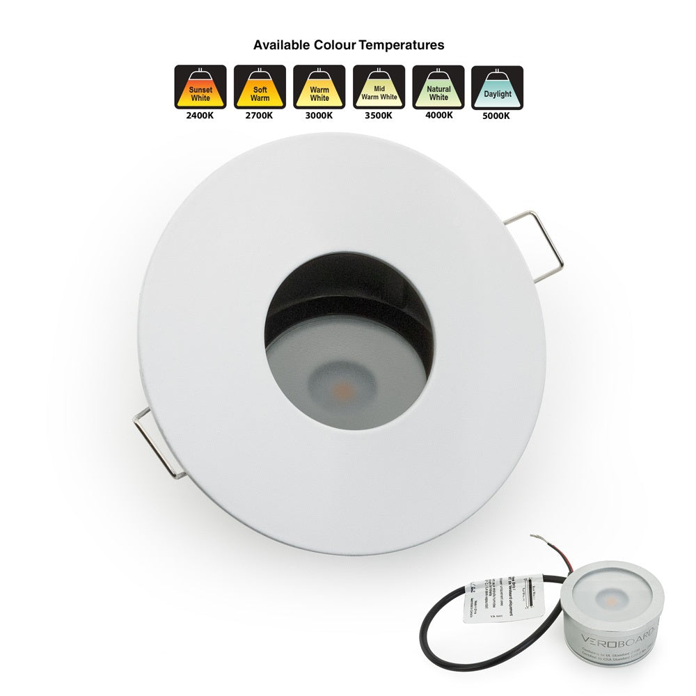 VBD-MTR-60T Low Voltage IC Rated Recessed Light Trim, Veroboard 