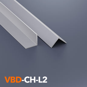 VBD-CH-L2 3/4inch L Aluminum Channel 2Meters(78.7in) and 2.5Meters(98.4in) and 3Meters(118inch), Veroboard