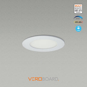 Z4C-9, 4 inch LED Flat Panel Light 3CCT Selectable, Veroboard 