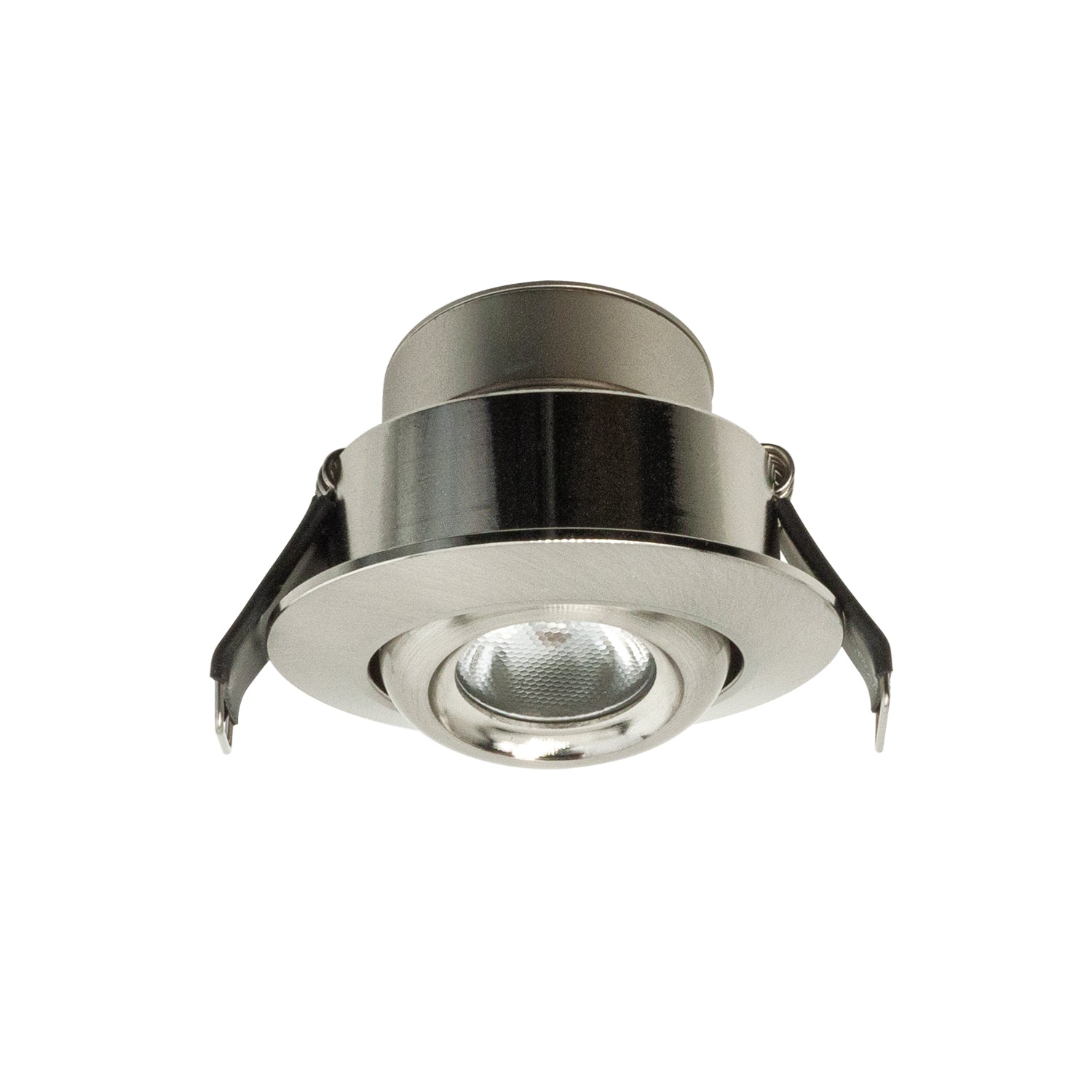 12V 3W Brushed Nickel Ceiling Light Round, RD24-3W-30K-BN, Veroboard