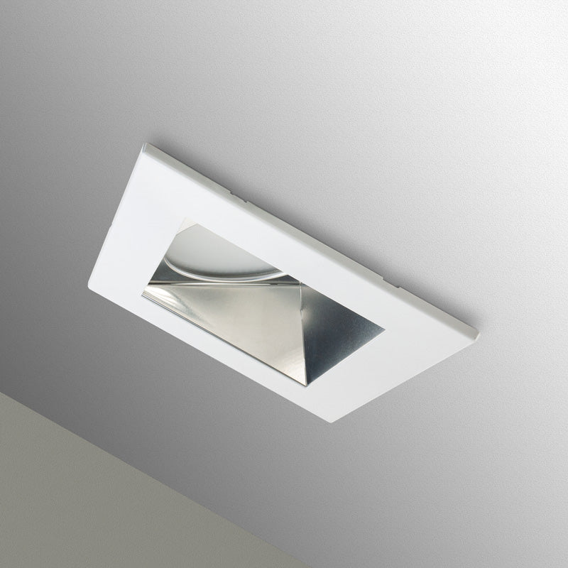 4 inch LED Commercial Downlight Sloped Ceiling Reflector Square Trim, Veroboard