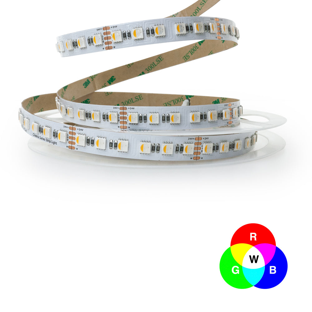 VBDCFS-5050-RGB3.2K-96-24-NS Color Changing LED Strip, 18W/m(5.5W/ft) RGBW(3.2K) led strip, led ribbon veroboard