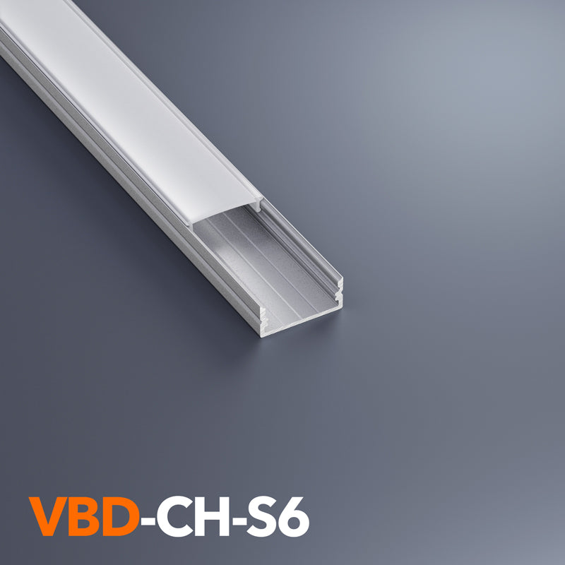 VBD-CH-S6 Linear Aluminum Channel 2.4Meters(94.4in) and 3Meters(118in), Veroboard