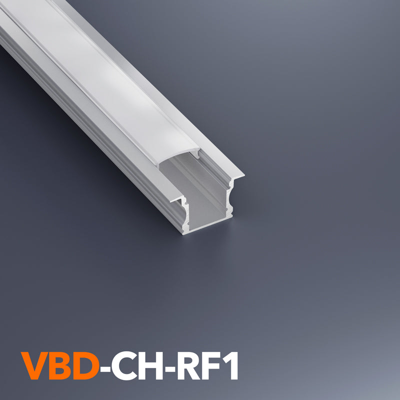 VBD-CH-RF1 Recessed Linear Aluminum Channel 2.4Meters(94.4in) and 3Meters(118in), Veroboard