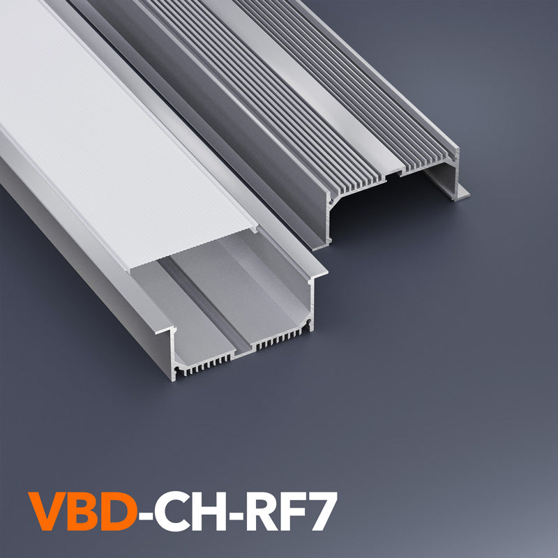 VBD-CH-RF7 Linear Aluminum Channel 2Meters(78.7in), Veroboard