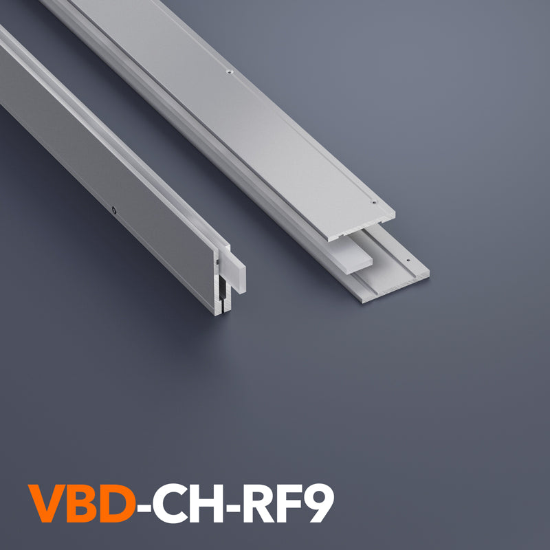 VBD-CH-RF9 Flush Mount Linear Aluminum Channel 2Meters(78.7in), Veroboard