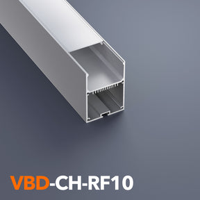 VBD-CH-RF10 Linear Aluminum Channel 2Meters(78.7in), Veroboard