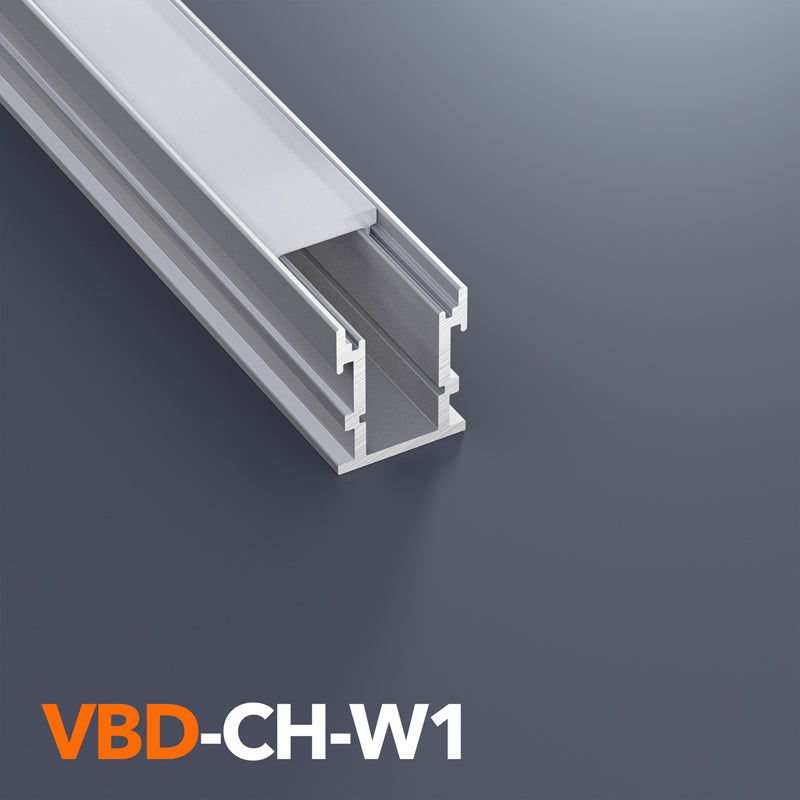 VBD-CH-W1 Walkway/Floor Diffuser Aluminum Channel 2Meters(78.7in) - veroboard