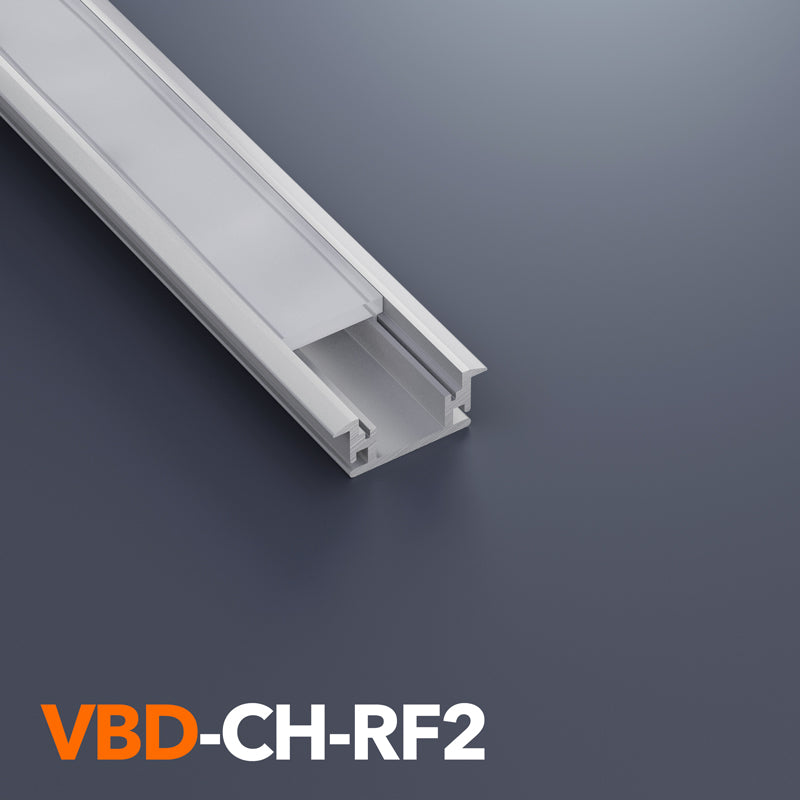 VBD-CH-RF2 Walkway/Floor Linear Aluminum Channel 2.4Meters(94.4in) and 3Meters(118in), Veroboard