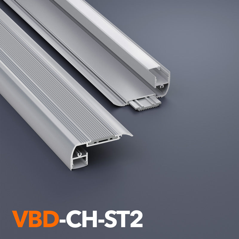 VBD-CH-ST2 Linear Aluminum Channel 2.4Meters(94.4in) and 3Meters(118in) - veroboard