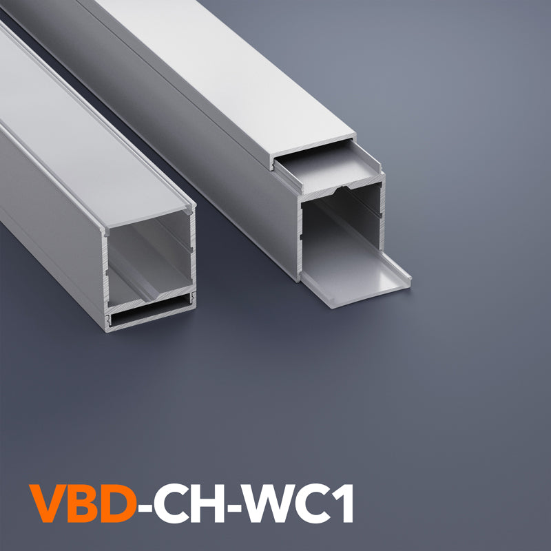 VBD-CH-WC1 Linear Aluminum Channel 2Meters(78.7in), Veroboard